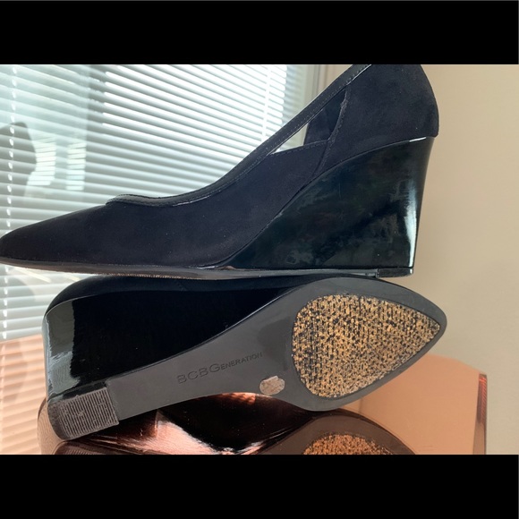 Black Bcbg Wedges - Picture 4 of 4